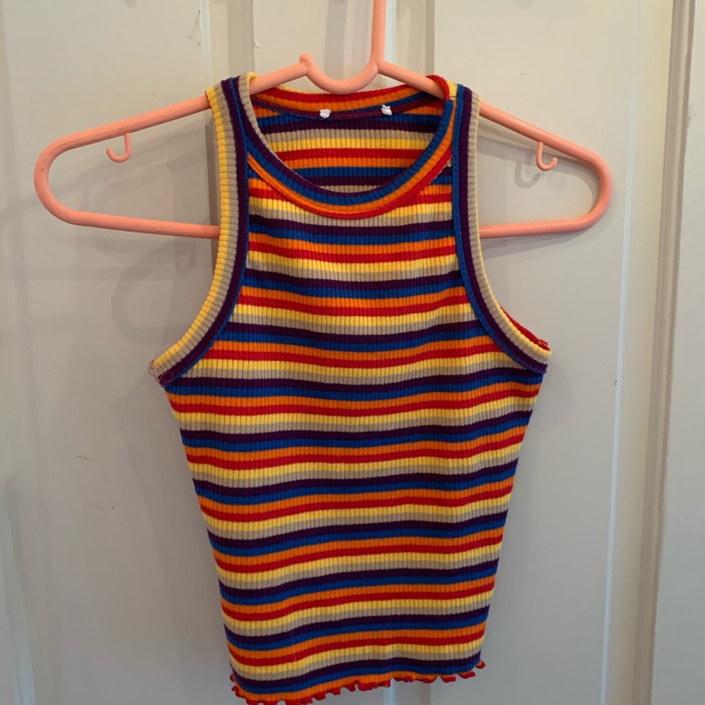 Tight fun rainbow shirt